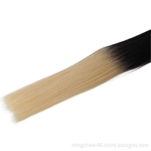 Russian PU tape in hair extensions 100% human hair piano color